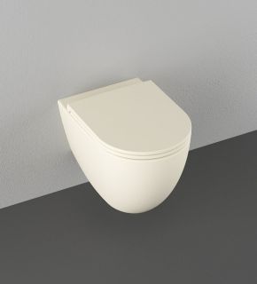 Подвесной унитаз Isvea Infinity 10NF02001SV-2K безободковый крышка микролифт слоновая кость